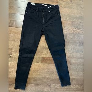 LEVI’s high rise jeans, super skinny, Black, size 32